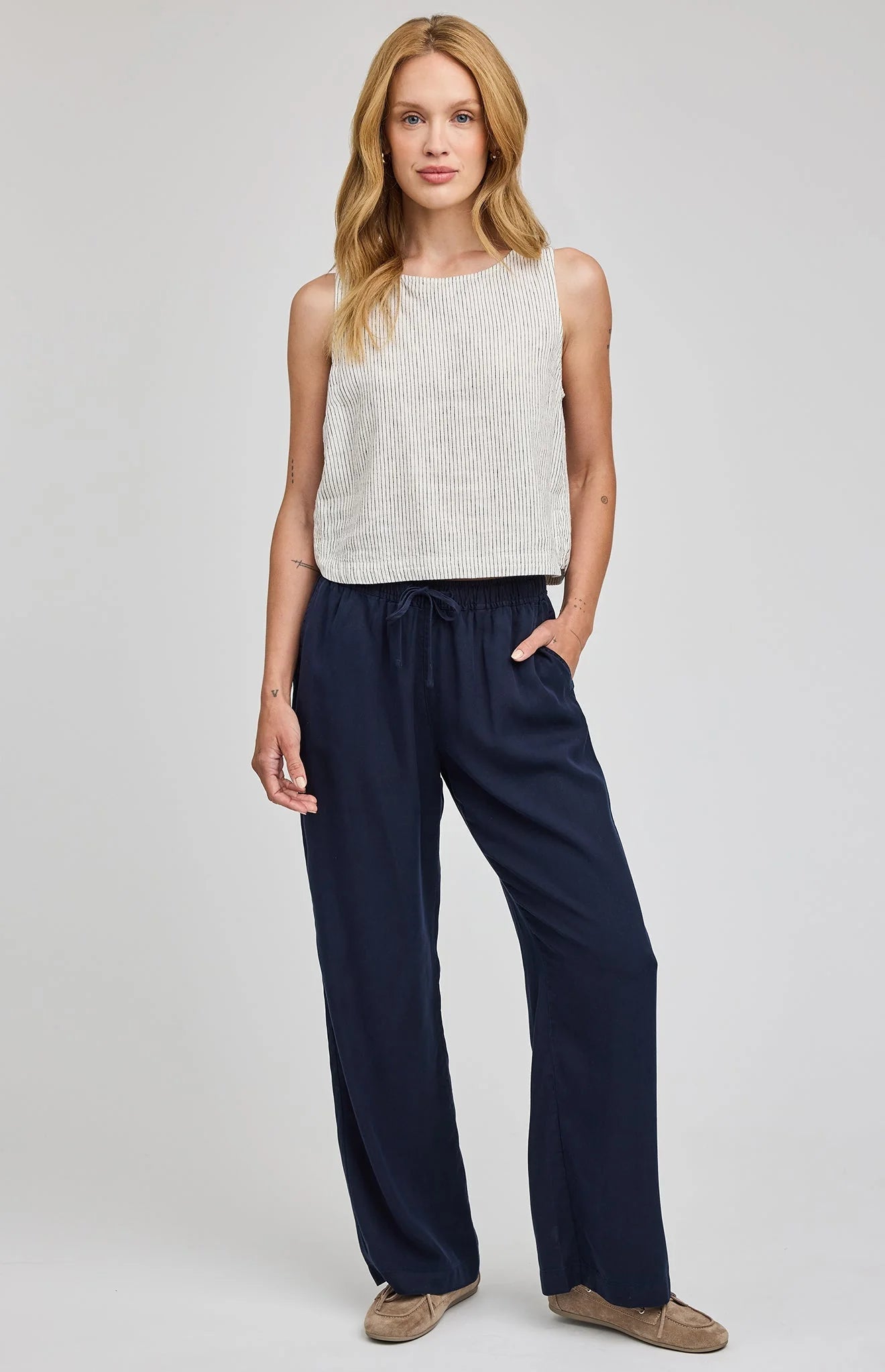 Leanna Linen Sleeveless Top - MST GoodsGentle Fawn