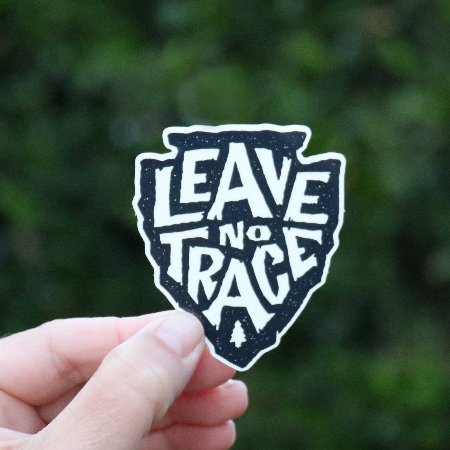 Leave No Trace, Vinyl Sticker, Laptop, Waterbottle, Car Window Sticker - MST GoodsSquatchy