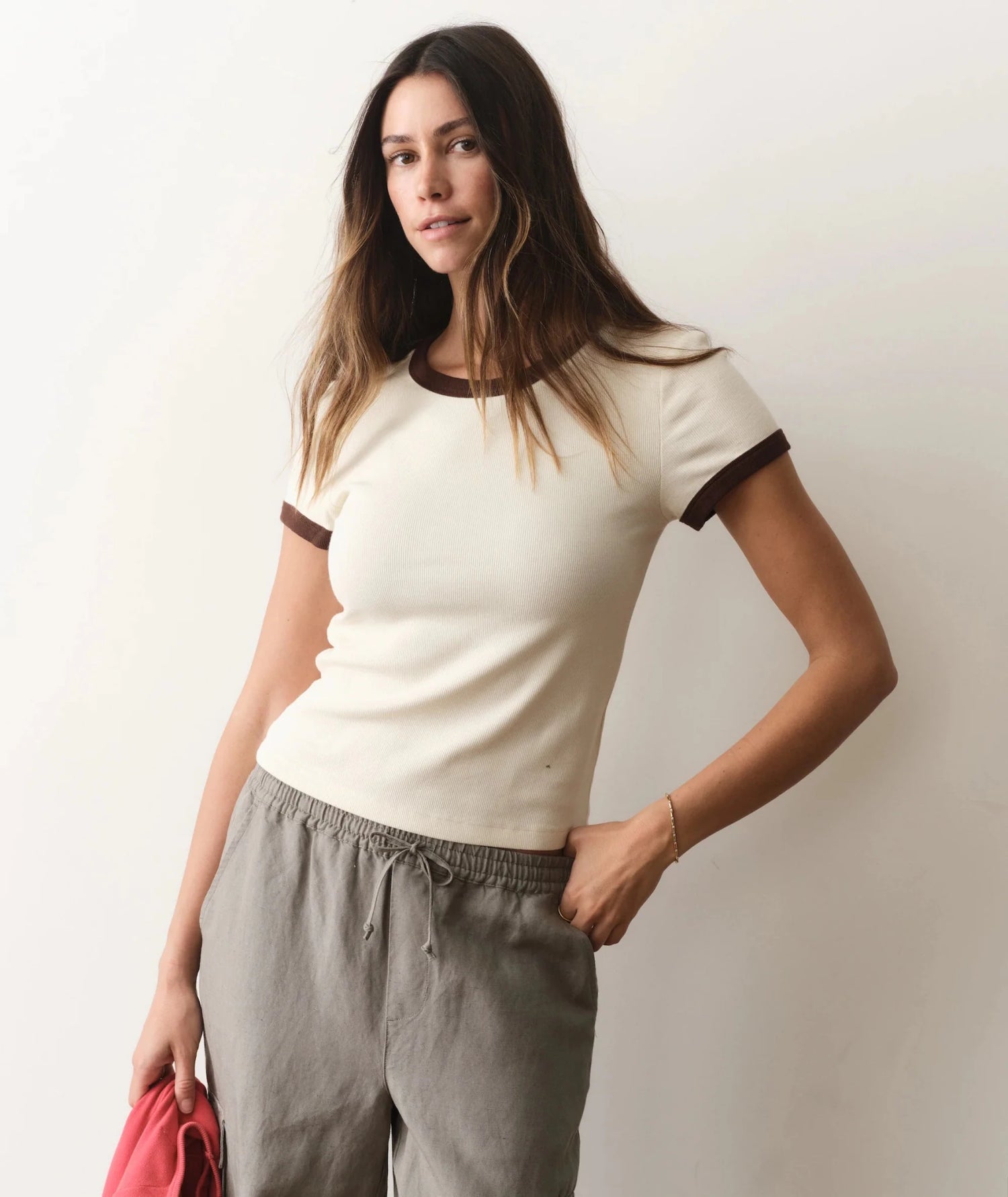 Lexi Rib Sun-In Crew Tee - MST GoodsMarine Layer