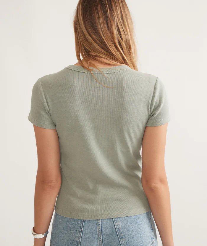 Lexi Rib Sun-In Crew Tee - MST GoodsMarine Layer