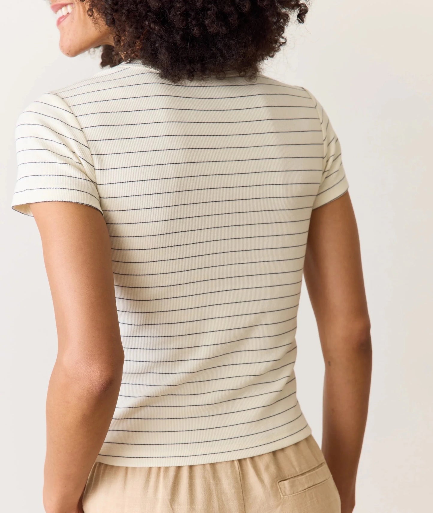 Lexi Rib Sun-In Crew Tee - MST GoodsMarine Layer