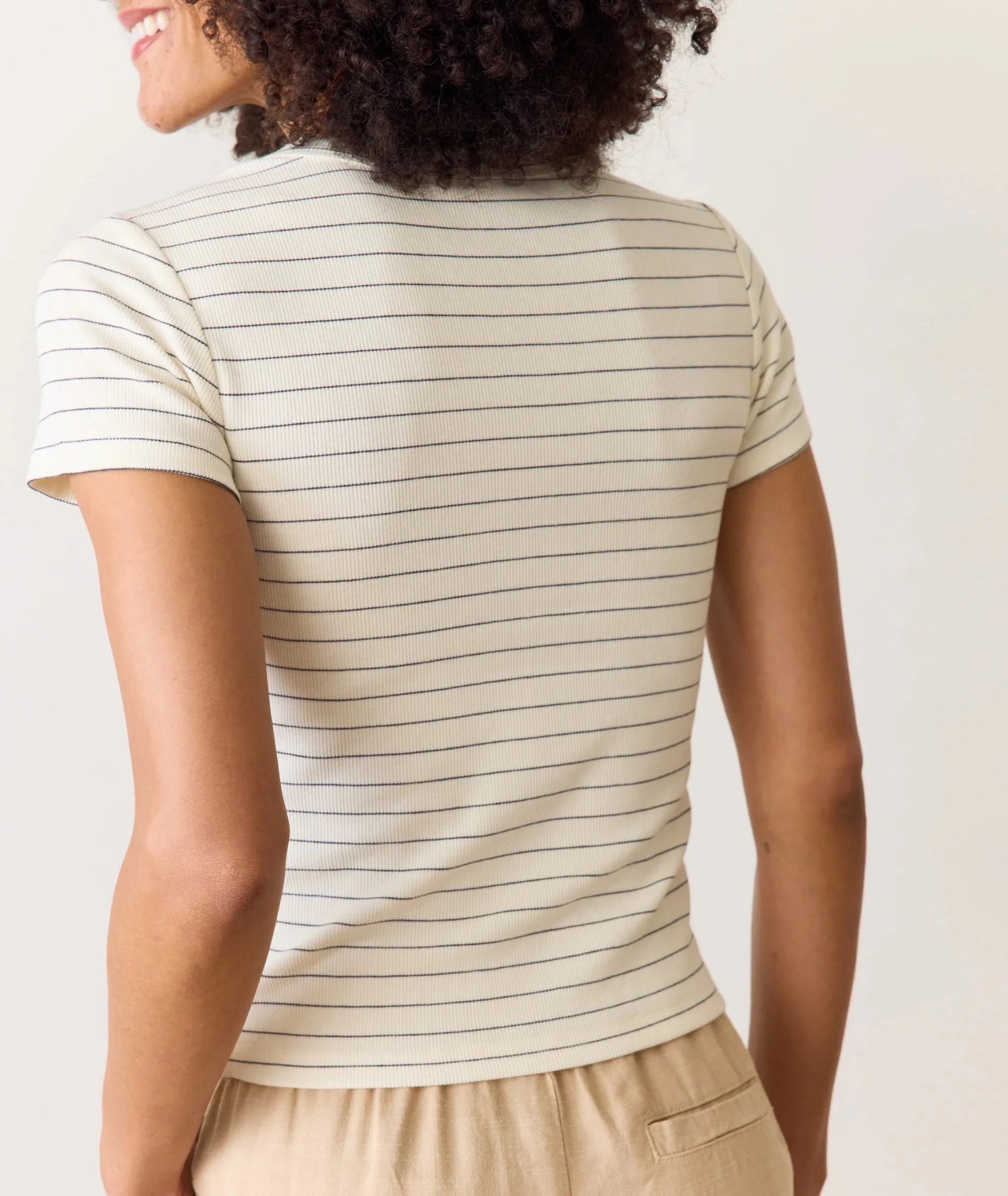Lexi Rib Sun-In Crew Tee - MST GoodsMarine Layer