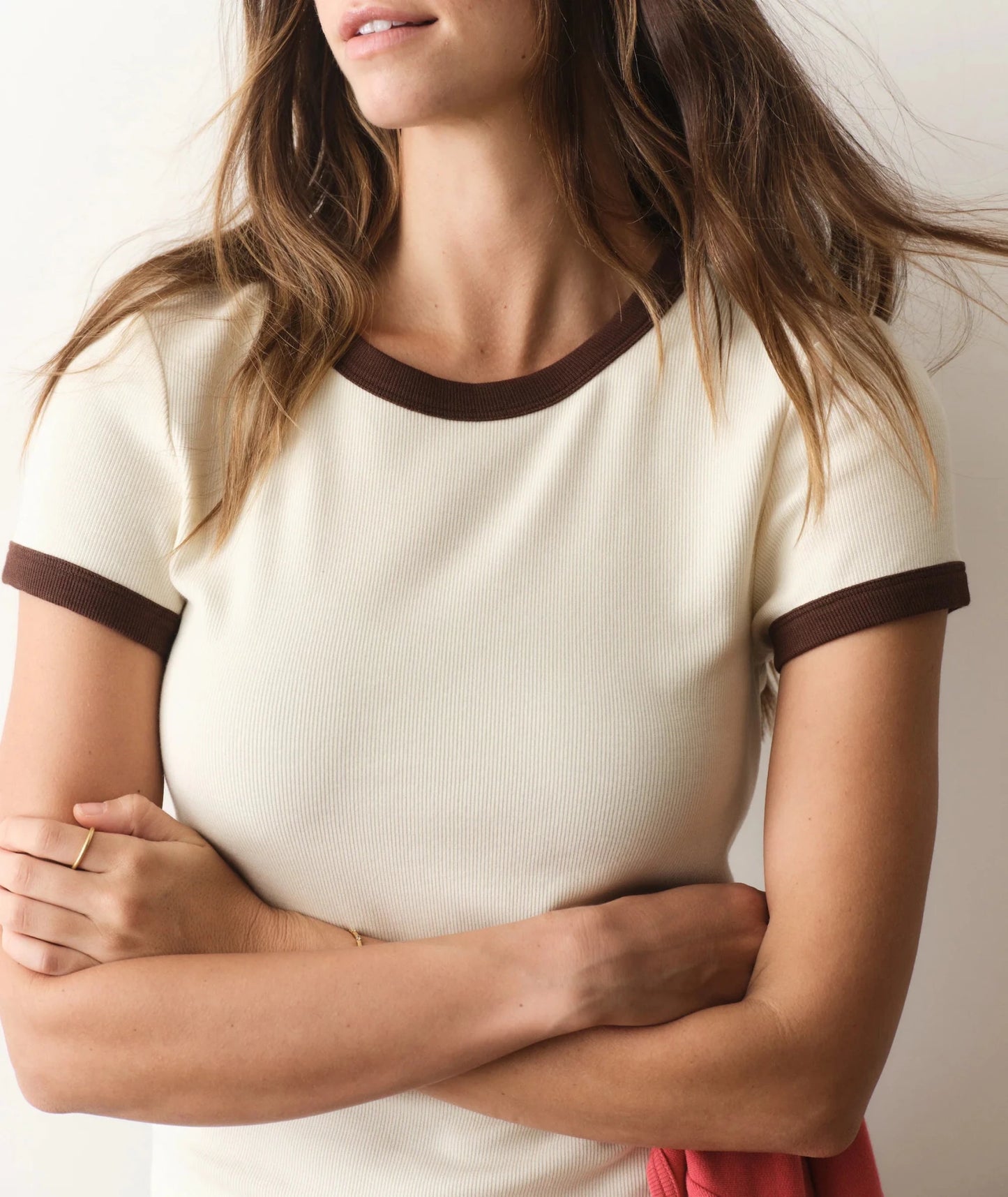 Lexi Rib Sun-In Crew Tee - MST GoodsMarine Layer