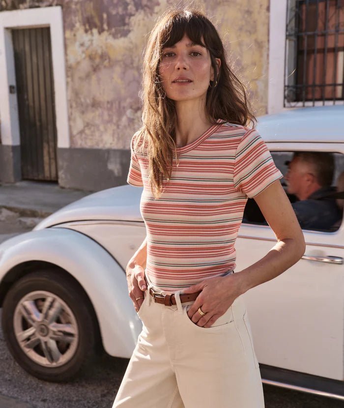 Lexi Rib Sun-In Crew Tee - MST GoodsMarine Layer