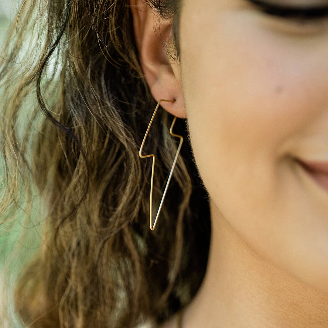 Lightning Hoop Earrings - MST GoodsOrnamental Things