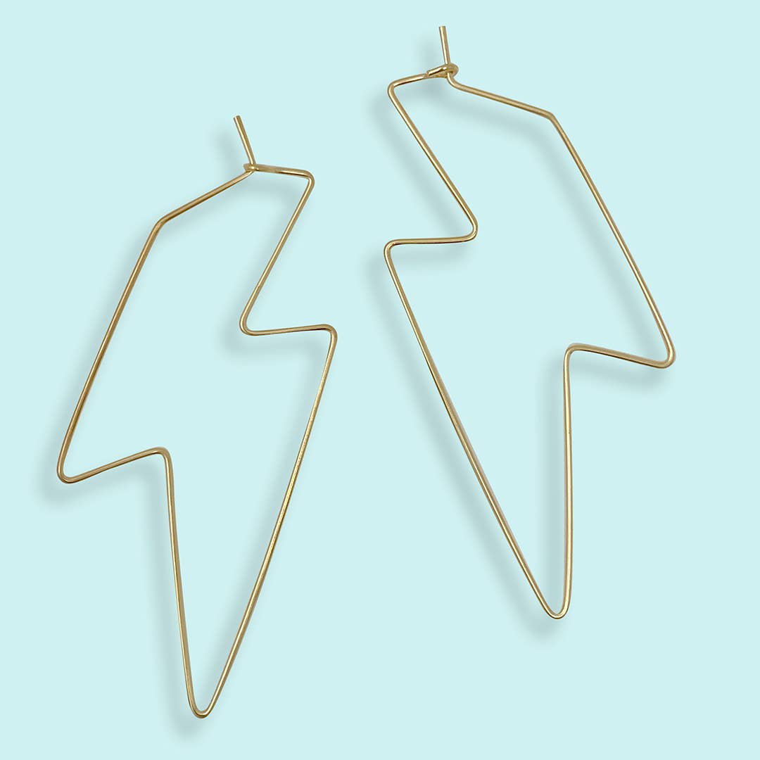Lightning Hoop Earrings - MST GoodsOrnamental Things