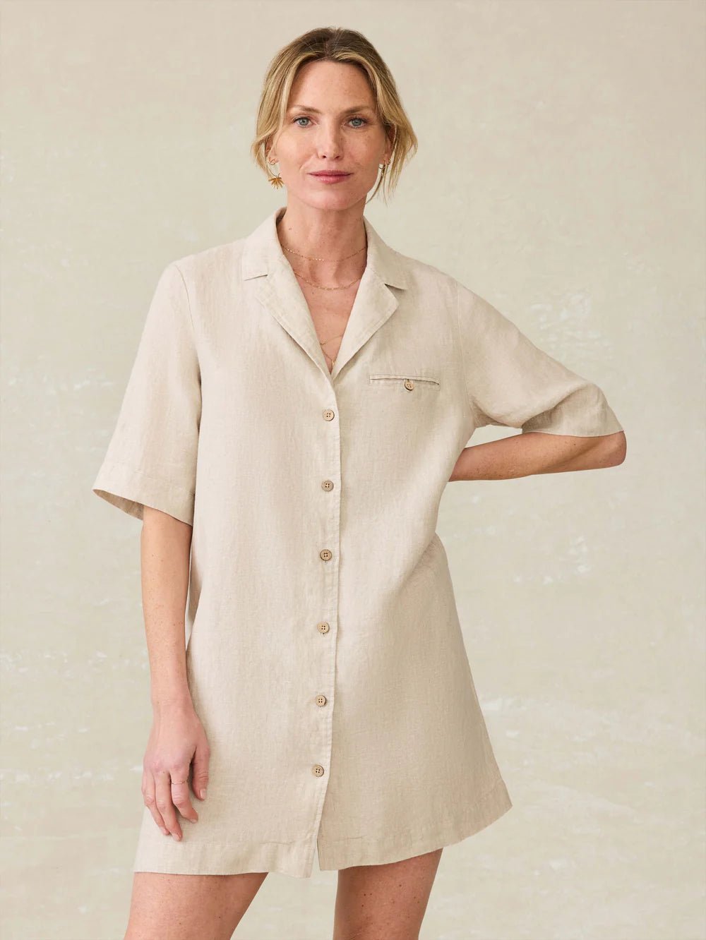 Linen Paradise Point Dress - MST GoodsFaherty