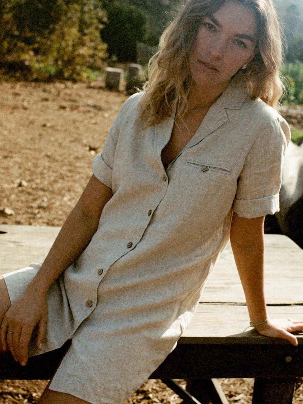 Linen Paradise Point Dress - MST GoodsFaherty