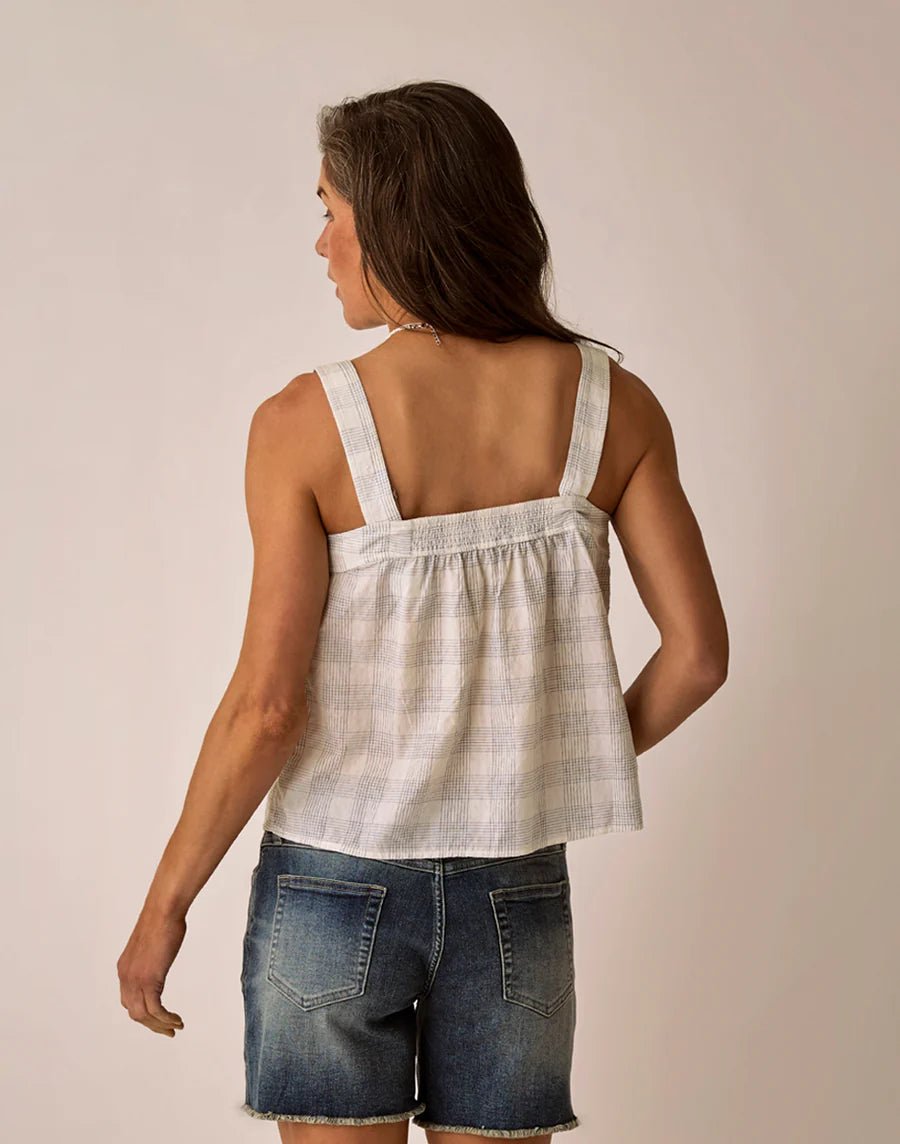 Liv Textured Top - Crosscheck - MST GoodsCarve Designs