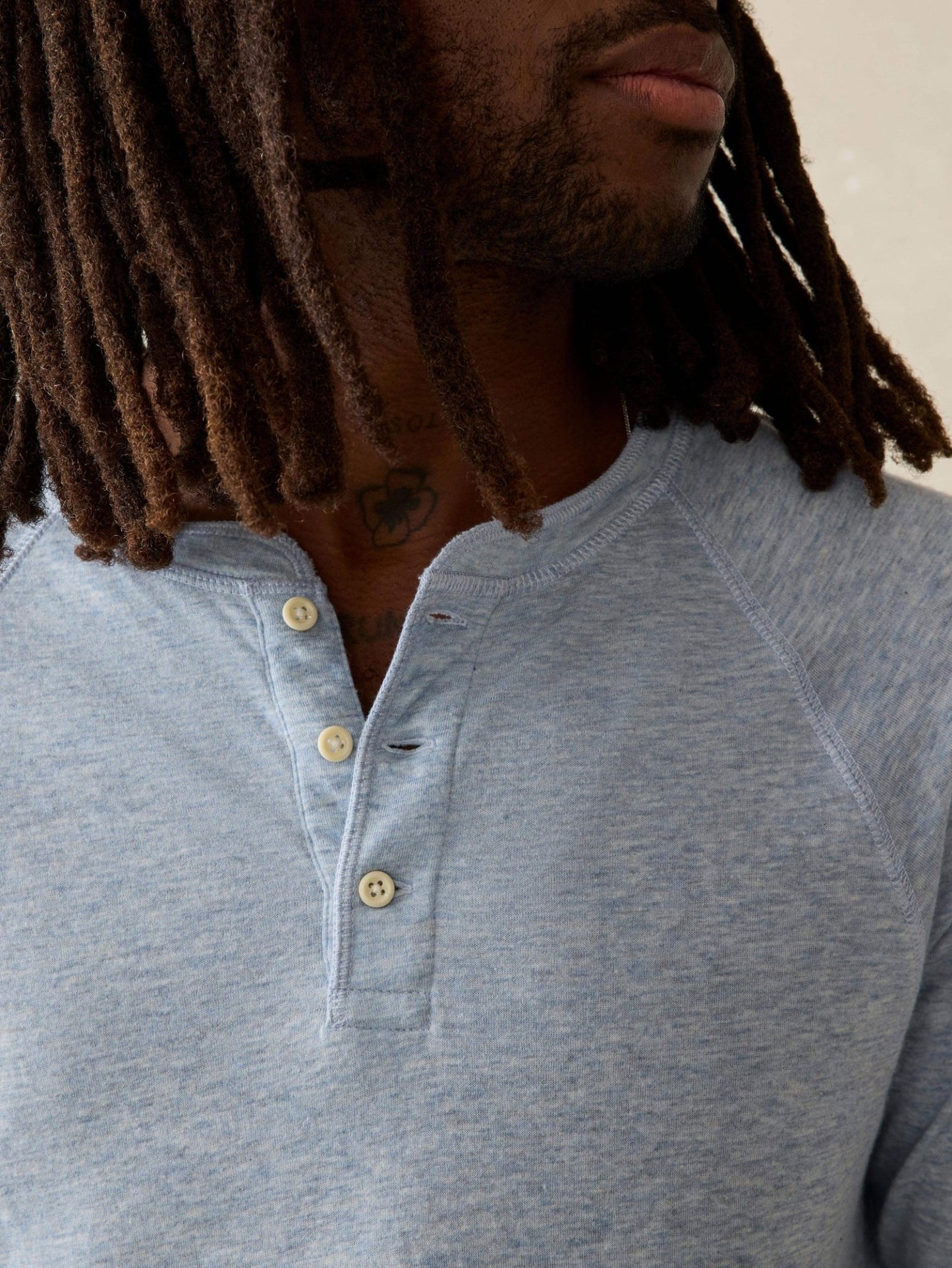 Long Sleeve Cloud Henley - MST GoodsHenleyFaherty