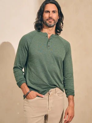 Long Sleeve Cloud Henley - MST GoodsHenleyFaherty