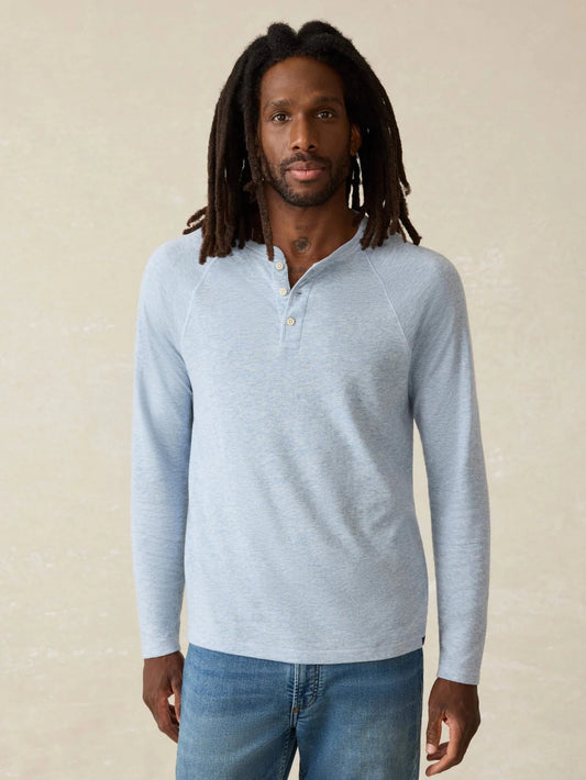 Long Sleeve Cloud Henley - MST GoodsHenleyFaherty