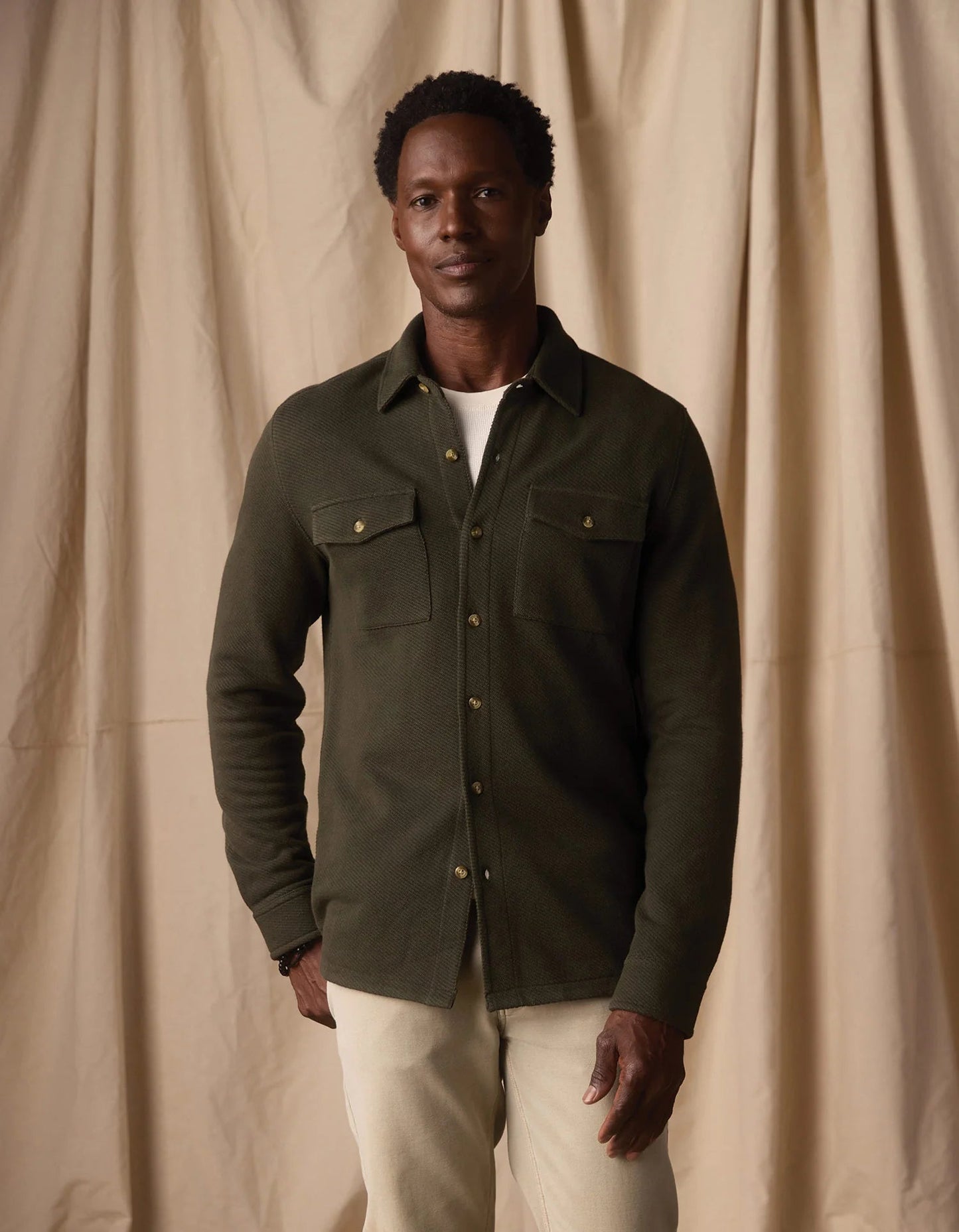 Looped Terry Button Up - MST GoodsThe Normal Brand