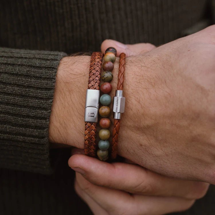 Luke Landon Leather Bracelet - MST GoodsBraceletsSteel & Barnett