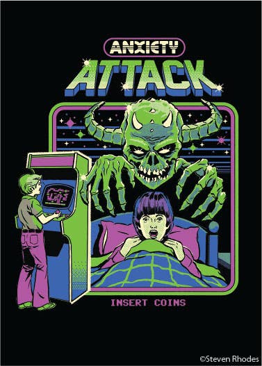 MAGNET: Anxiety ATTACK - MST GoodsRefrigerator MagnetsEphemera