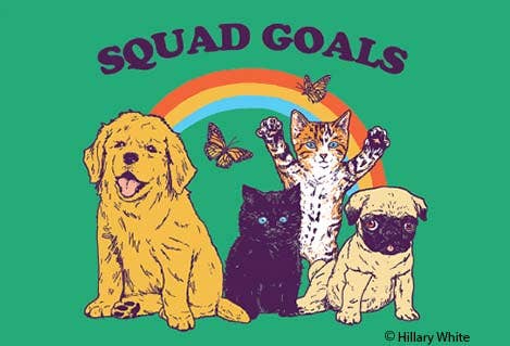 Magnet-Squad goals (animals) - MST GoodsEphemera