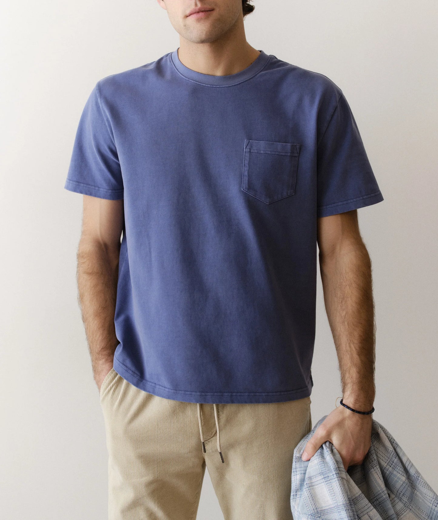 Luxe 250 Relaxed Pocket Tee