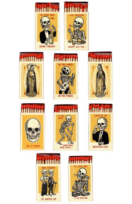 Matchboxes, Memento Vitae RZA - MST GoodsRavi Zupa Arts