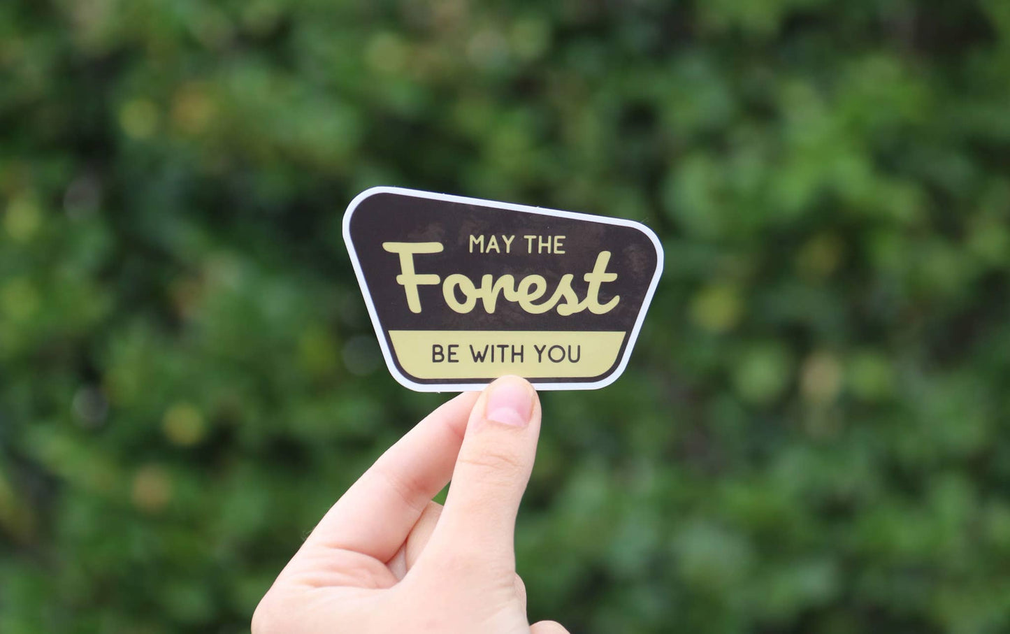 May the forest be with you Sticker - MST GoodsSquatchy