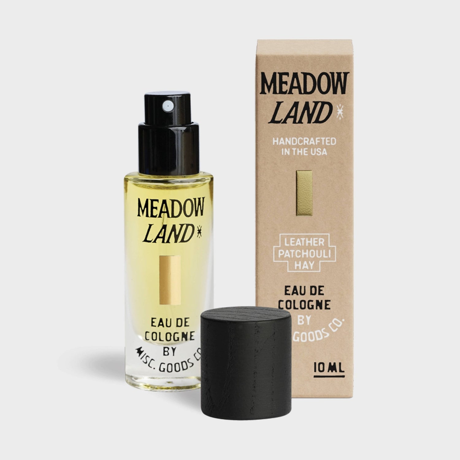 Meadowland Eau De Cologne 10ml | Unisex | Grass & Patchouli - MST GoodsMisc Goods Co.