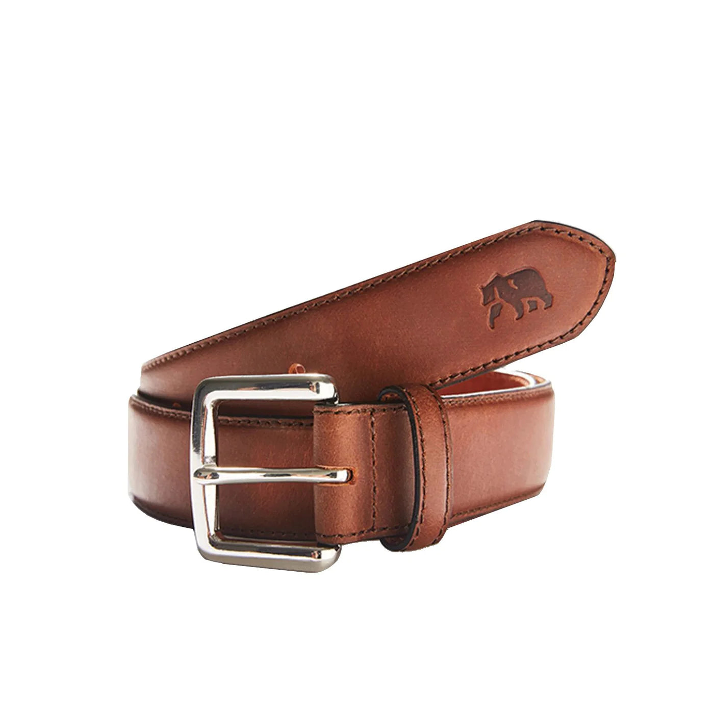 Classic Stitched Leather Belt