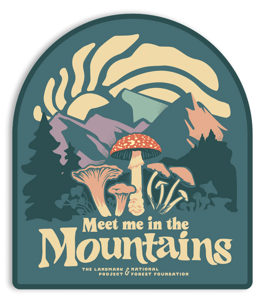 Meet Me in the Mountains Sticker - MST GoodsThe Landmark Project