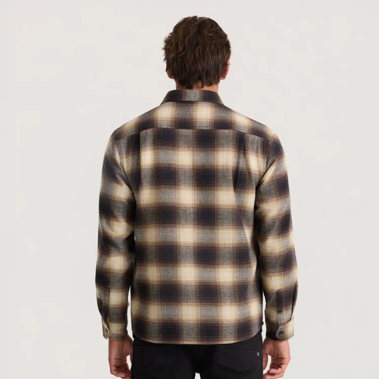 Crossroads Organic Cotton Flannel in Faded Brown