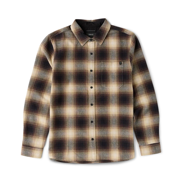 Crossroads Organic Cotton Flannel in Faded Brown