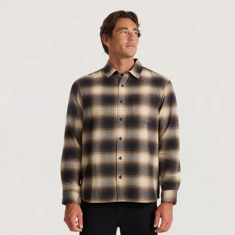 Crossroads Organic Cotton Flannel in Faded Brown