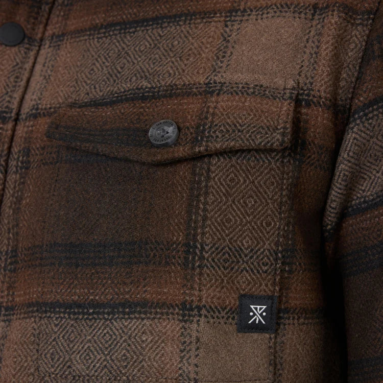 Nordsman 2.0 Long Sleeve Flannel in Rust