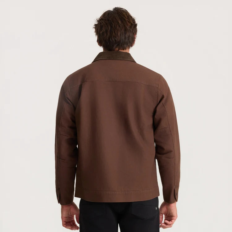 Open Roads Waxed Canvas Jacket in Rust