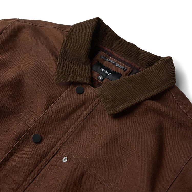 Open Roads Waxed Canvas Jacket in Rust