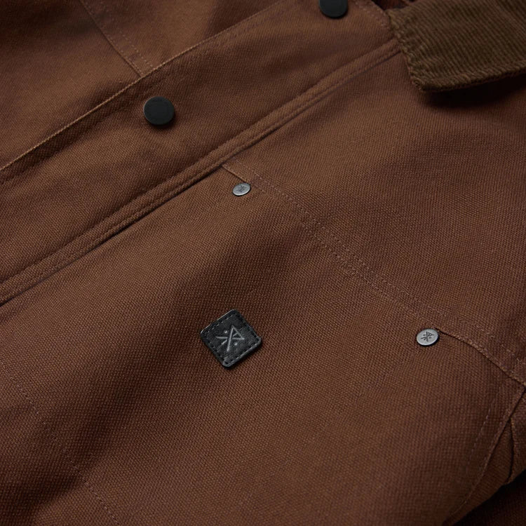 Open Roads Waxed Canvas Jacket in Rust