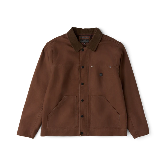 Open Roads Waxed Canvas Jacket in Rust