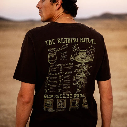 Reading Ritual Tee in Tobacco