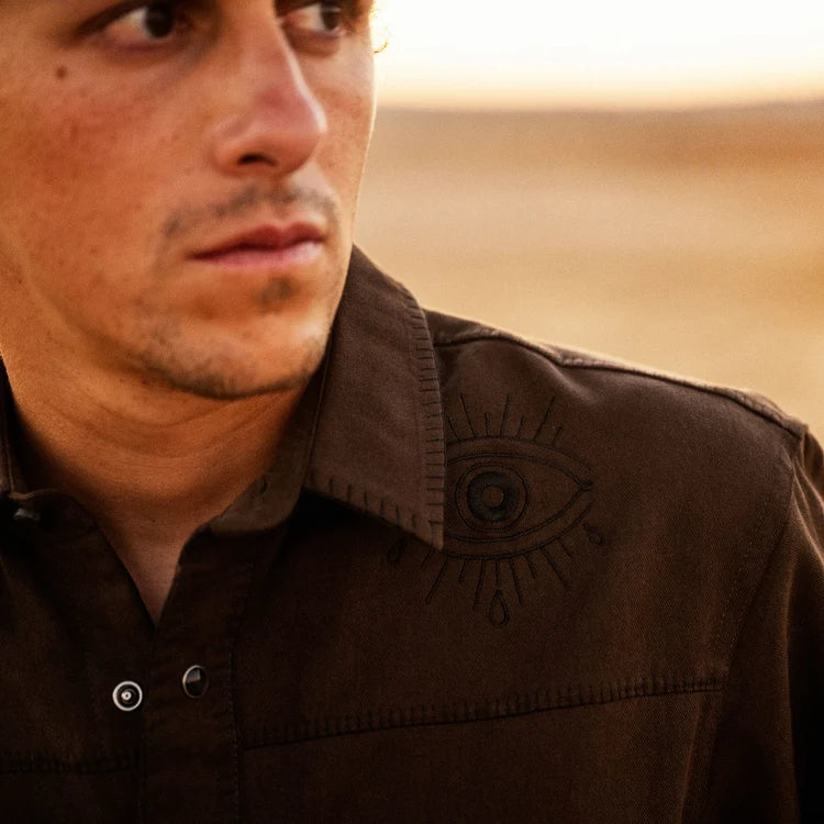 Ritual Range Shirt in Tobacco - Scorpion, Eyes