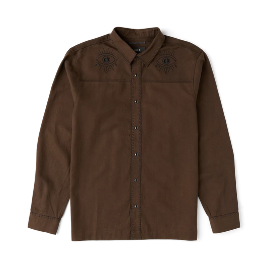 Ritual Range Shirt in Tobacco - Scorpion, Eyes