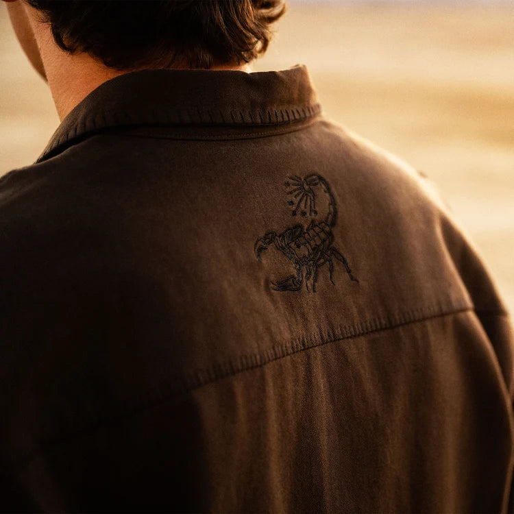 Ritual Range Shirt in Tobacco - Scorpion, Eyes