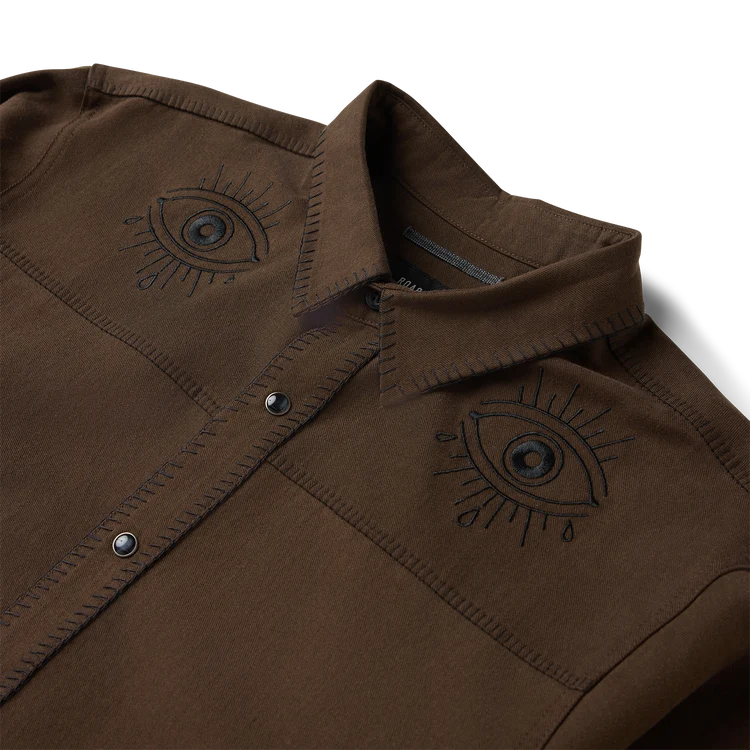 Ritual Range Shirt in Tobacco - Scorpion, Eyes