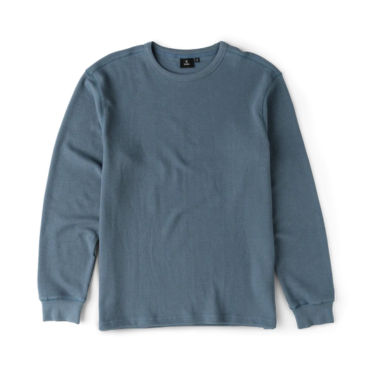 Well Worn Thermal Long Sleeve Tee in Slate