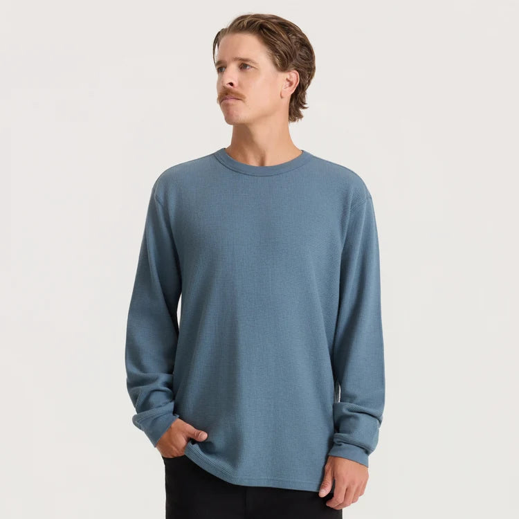 Well Worn Thermal Long Sleeve Tee in Slate