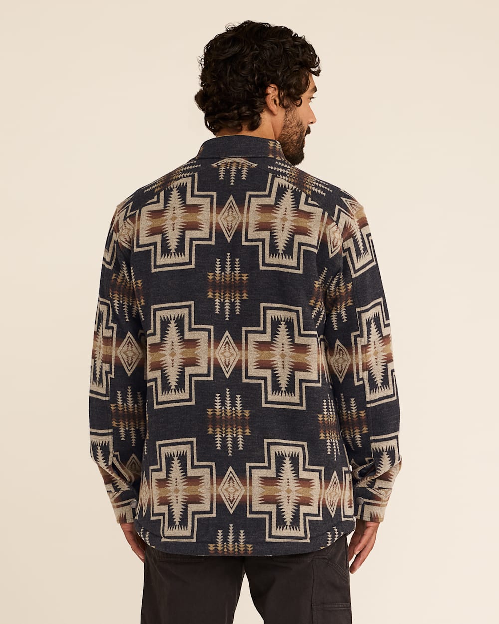 MEN'S WYETH FALLS COTTON CHAMOIS SHERPA-LINED SHIRT JACKET - MST GoodsPendleton