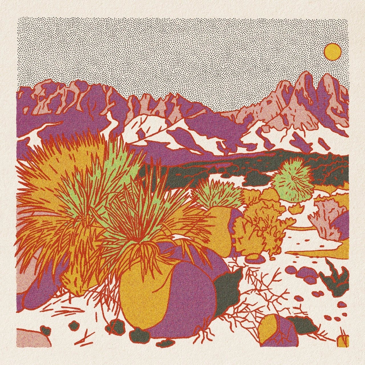 Morning Desert Postcard Set - MST GoodsArt PrintCaroline Clark
