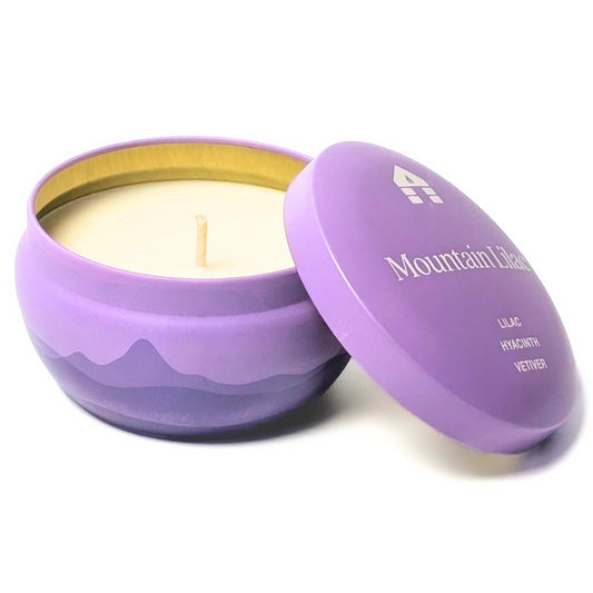 Mountain Lilac Scented Candle - Bluecorn Aromática - 8oz Tin - MST GoodsCandlesBluecorn Candles