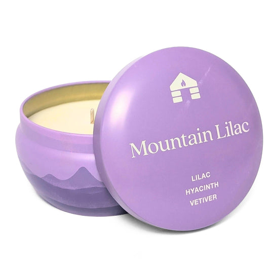 Mountain Lilac Scented Candle - Bluecorn Aromática - 8oz Tin - MST GoodsCandlesBluecorn Candles