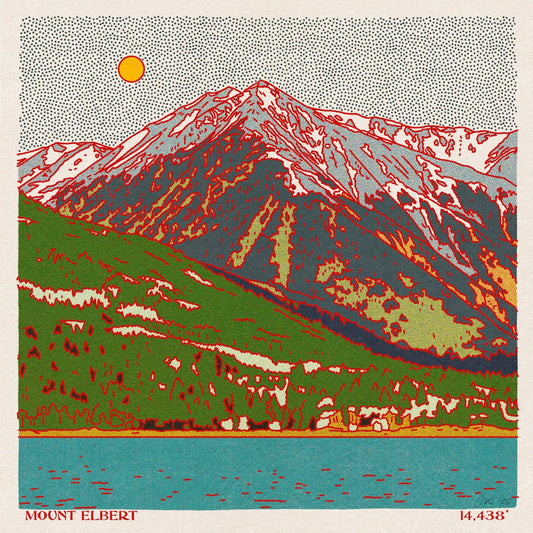 Mt. Elbert Art Print - MST GoodsCaroline Clark