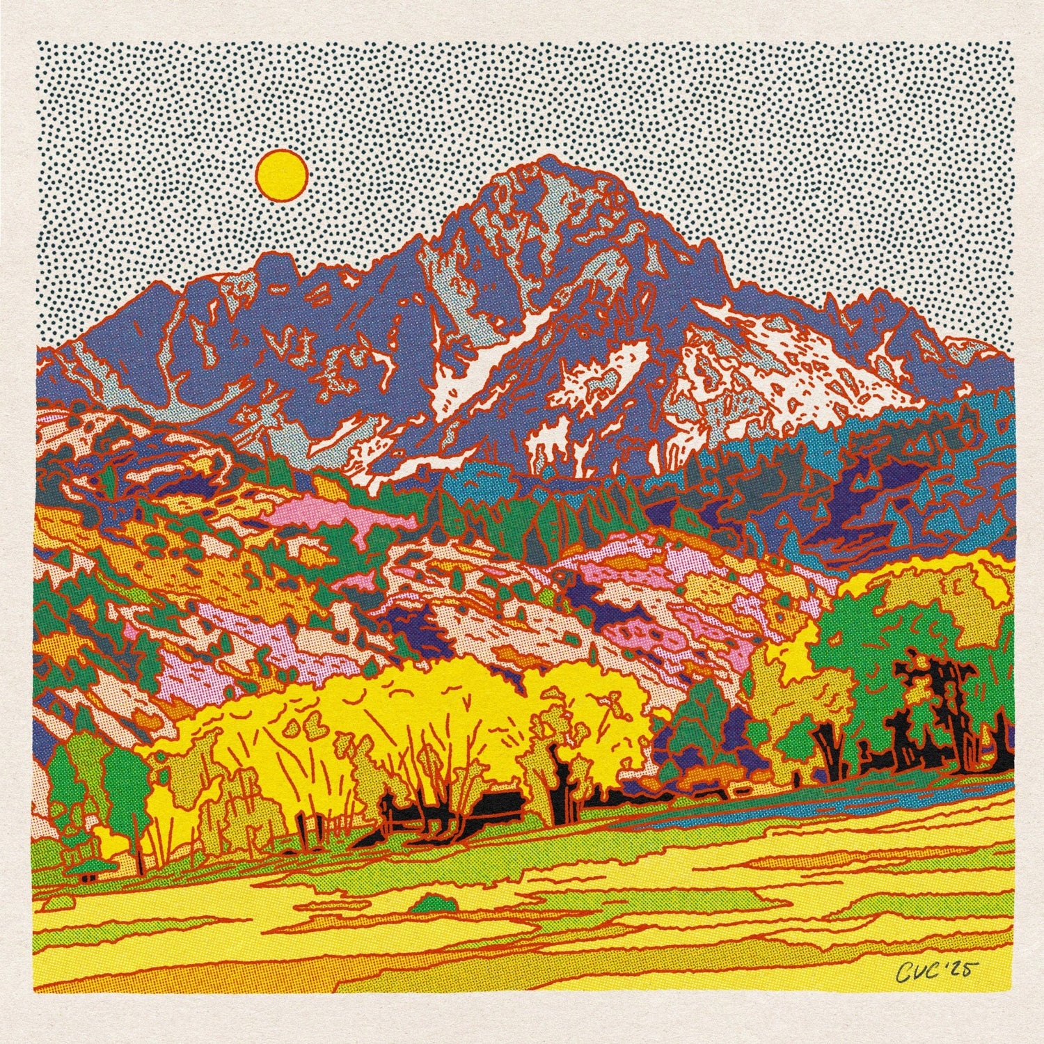 Mt. Sneffels Print - MST GoodsArt PrintCaroline Clark