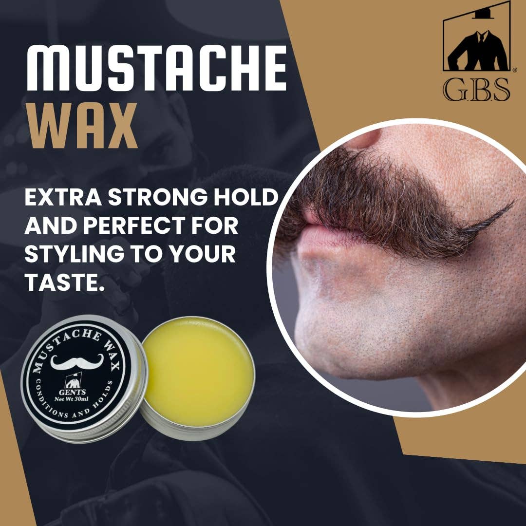 GENTS MUSTACHE WAX 30 ML  (1 unit)