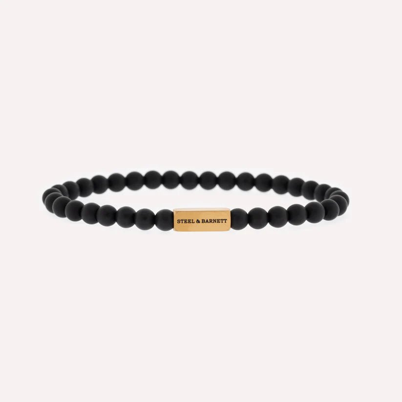 Natural Ned 6mm Round Gemstone Bracelet - MST GoodsBraceletSteel & Barnett