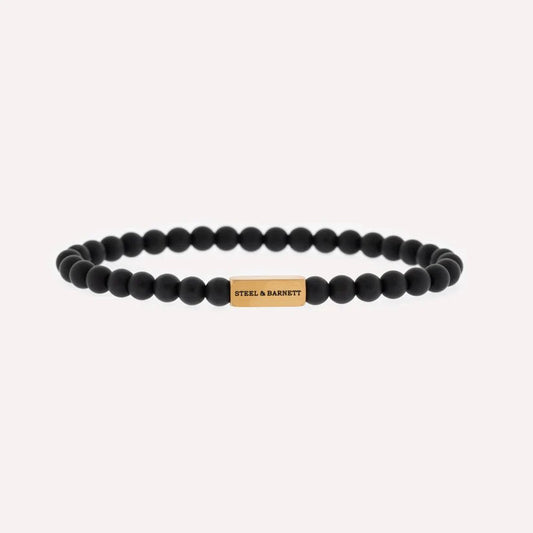 Natural Ned 6mm Round Gemstone Bracelet - MST GoodsBraceletSteel & Barnett
